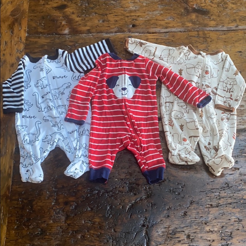 Set of 3 Baby Boy Onesies